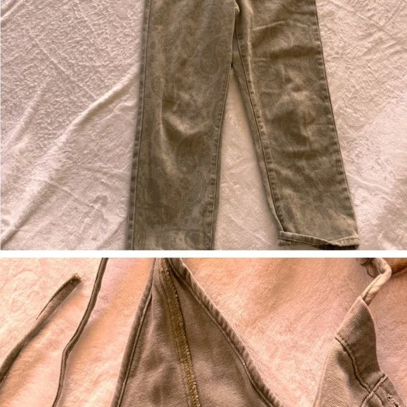 Easel Tan Jumpsuit with Button Front - Picture 3 of 4